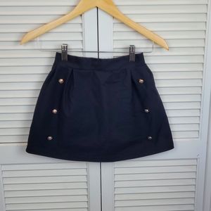 Black Sailor skirt with shorts under.